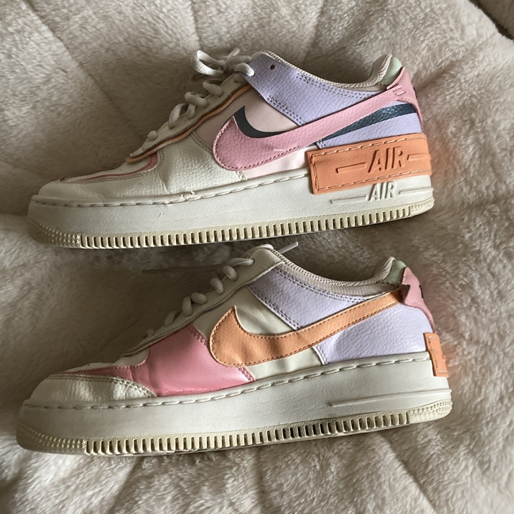Nike Air Force 1 sneakers pastel size 9.5 - Picture 4 of 16